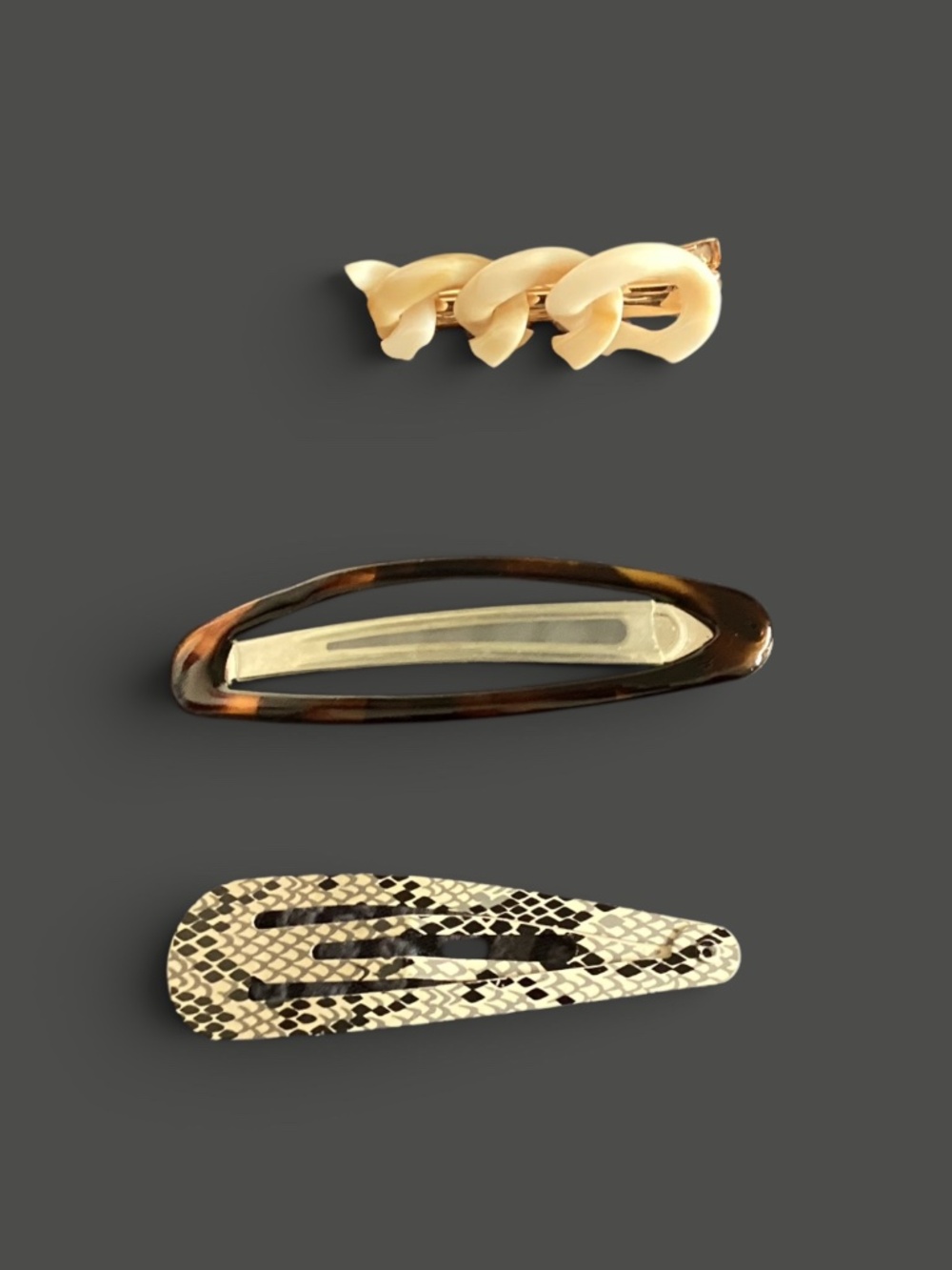 Trio of Hair Clips